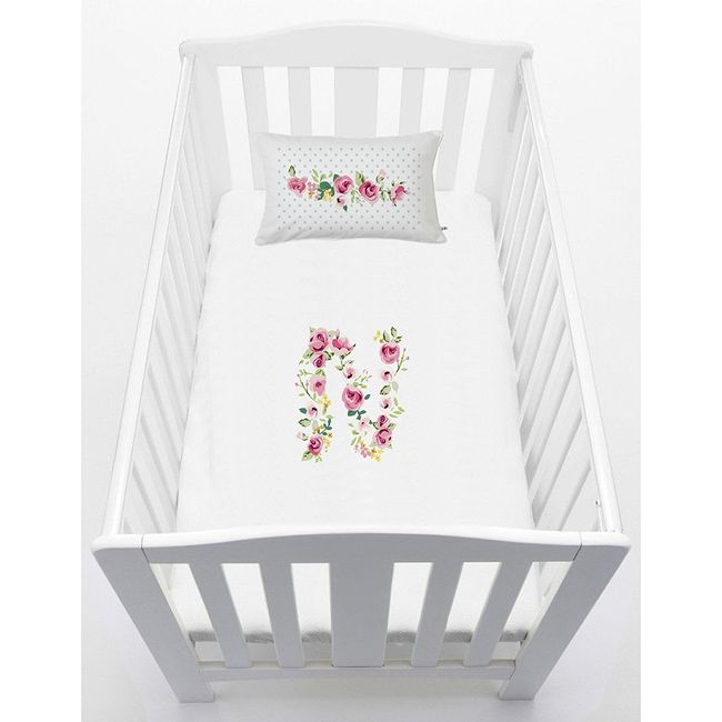 TUYO PRINT - Cubreplumón Pack and Play Letras Vintage N - Tuyo Print