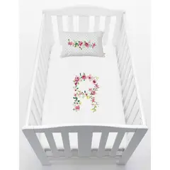 TUYO PRINT - Cubreplumón Pack and Play Letras Vintage R -