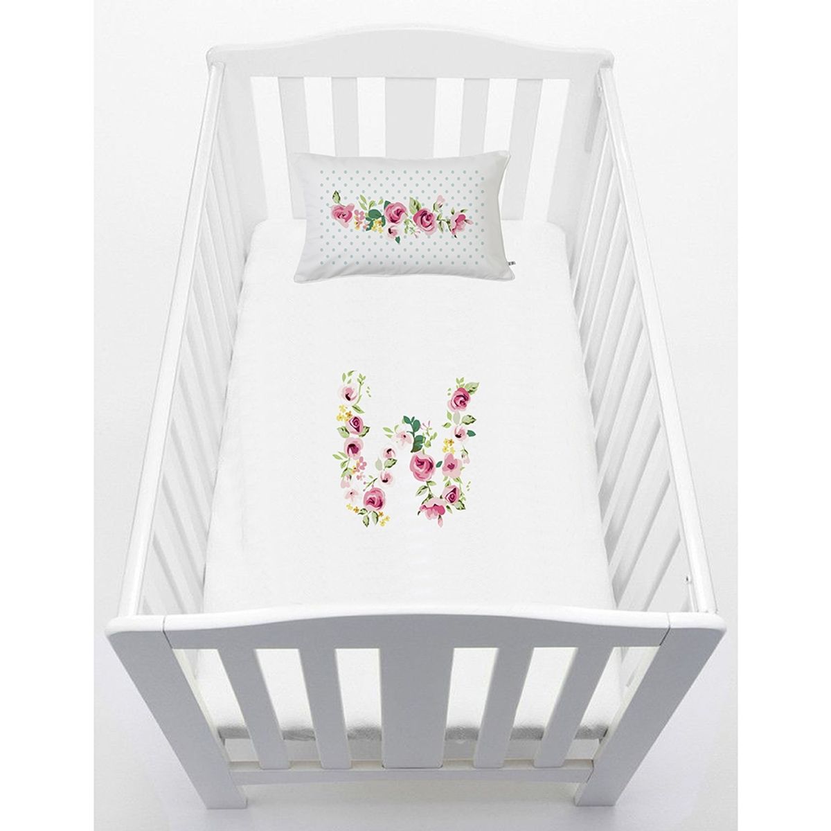 TUYO PRINT - Cubreplumón Pack and Play Letras Vintage W - Tuyo Print