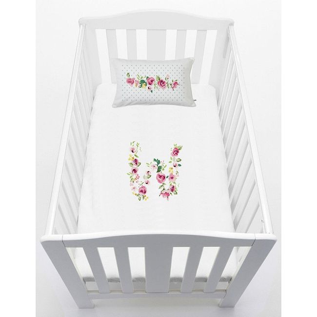 TUYO PRINT - Cubreplumón Pack and Play Letras Vintage W - Tuyo Print