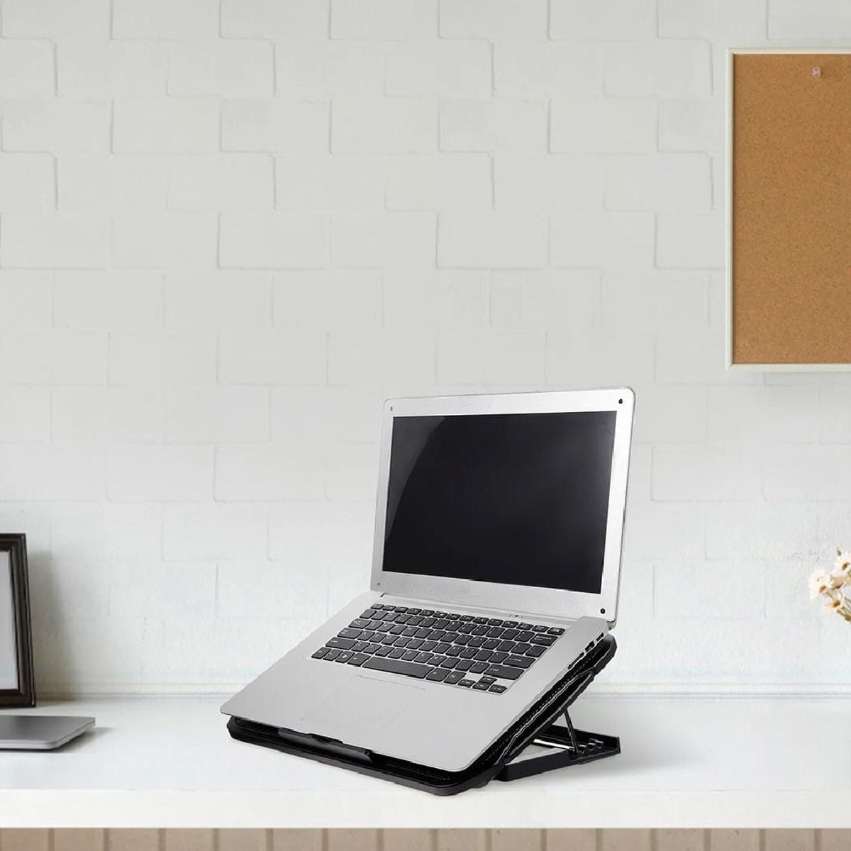 GENERICO - SOPORTE ENFRIADOR PARA NOTEBOOK CON 2 VENTILADORES