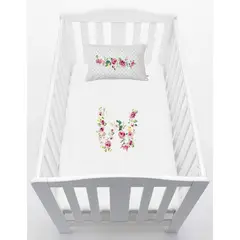 TUYO PRINT - Cubreplumón Moises Letras Vintage W -
