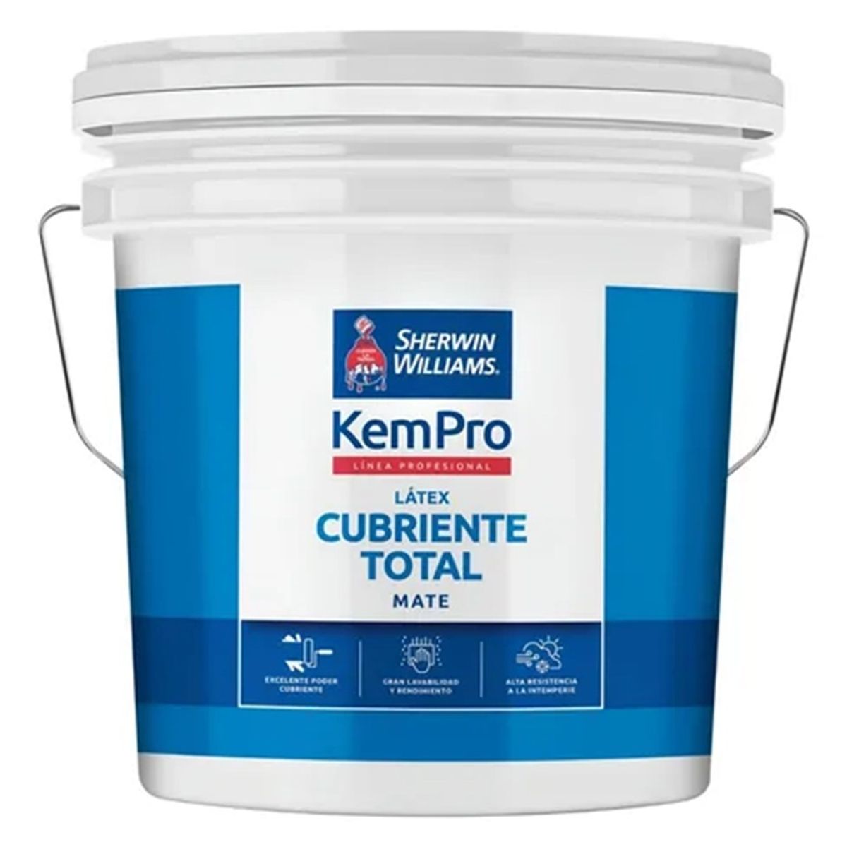 SHERWIN WILLIAMS - Latex al Agua Cubriente Total Blanco Tineta