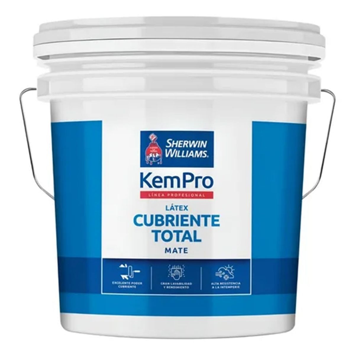SHERWIN WILLIAMS - Latex al Agua Cubriente Total Blanco Tineta