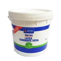 SHERWIN WILLIAMS - Latex al Agua Cubriente Total Blanco Tineta