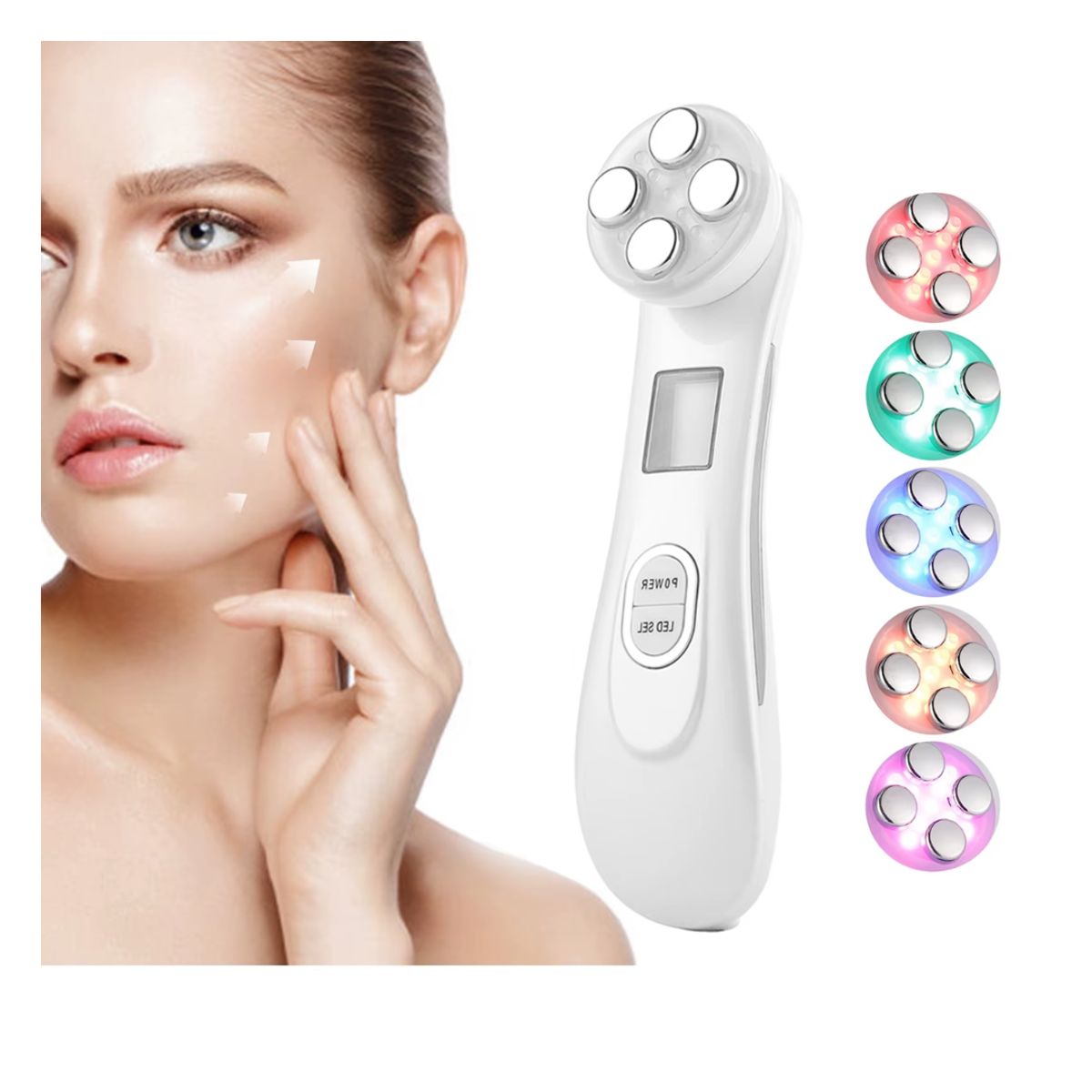 GENERICO - Radiofrecuencia Facial Masoterapia  Led  Masajeador