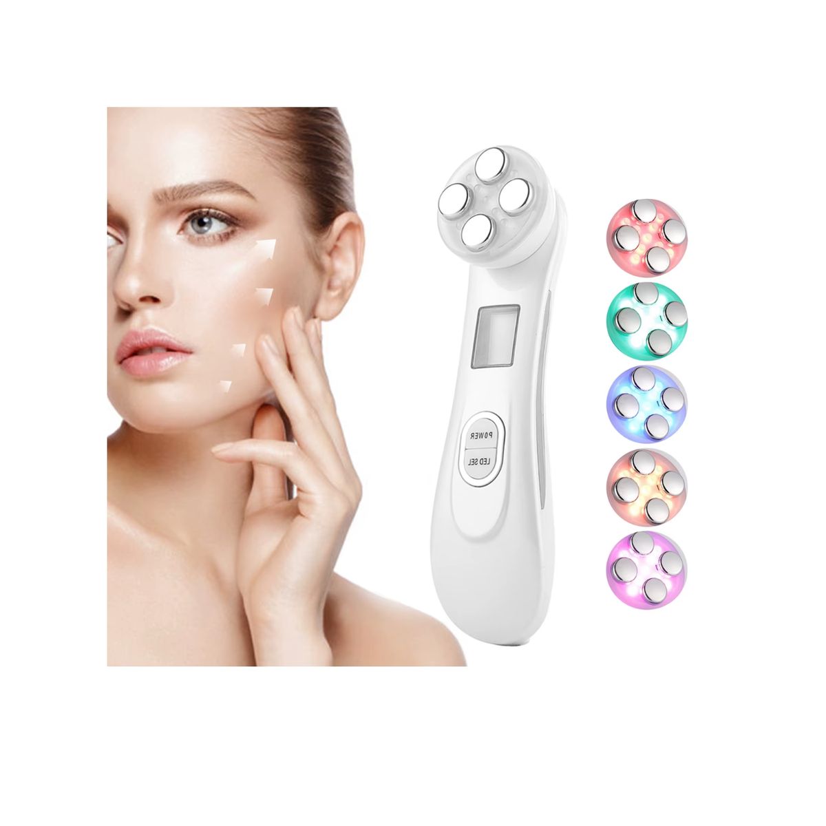 GENERICO - Radiofrecuencia Facial Masoterapia  Led  Masajeador