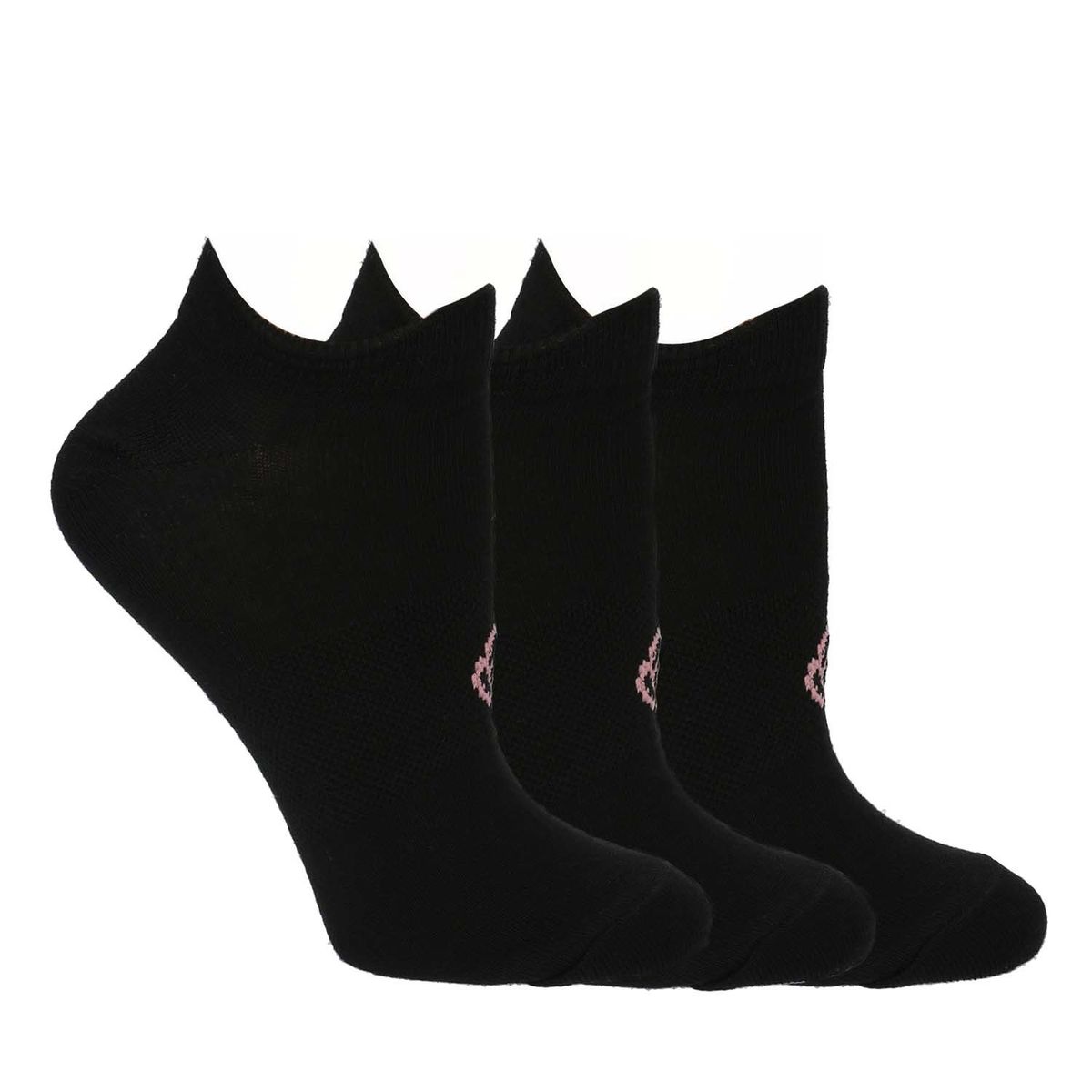 BSOUL - Pack 3 Calcetines Mujer Low Cut Cata Negro BSOUL