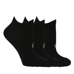 BSOUL - Pack 3 Calcetines Mujer Low Cut Cata Negro