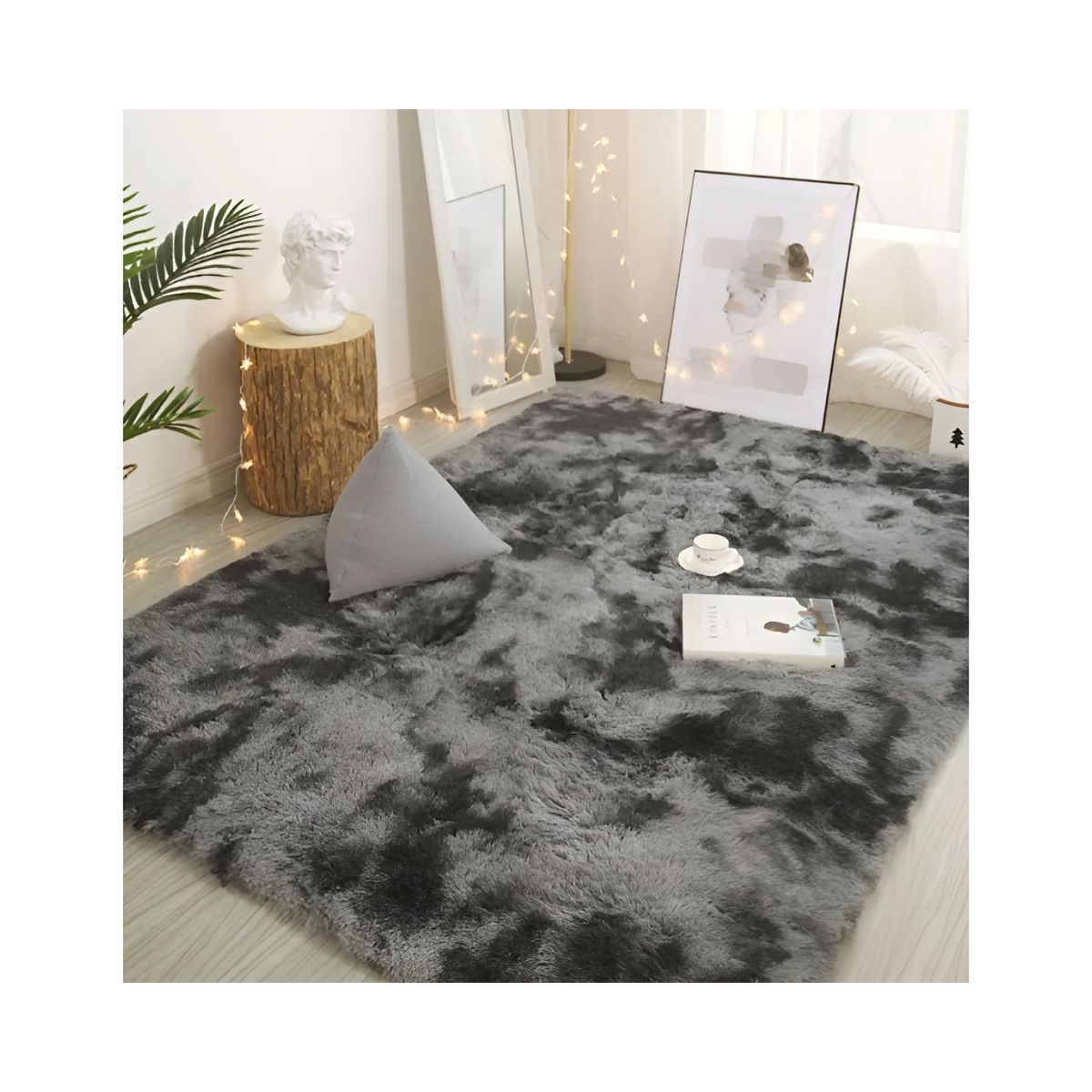 GENERICO - Alfombra Peluda250×200cm Super Suave Liviano Varios Colores D01