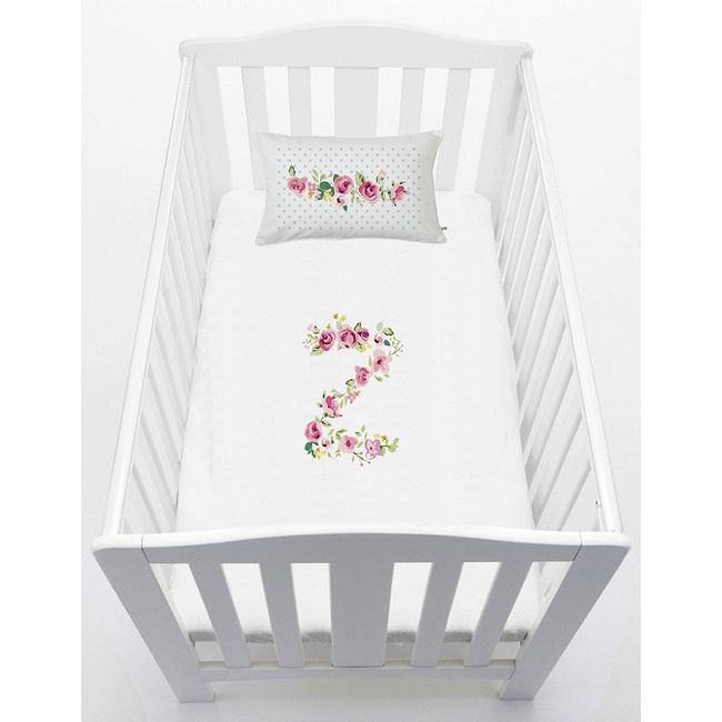 TUYO PRINT - Cubreplumón Cuna Letras Vintage Z - Tuyo Print