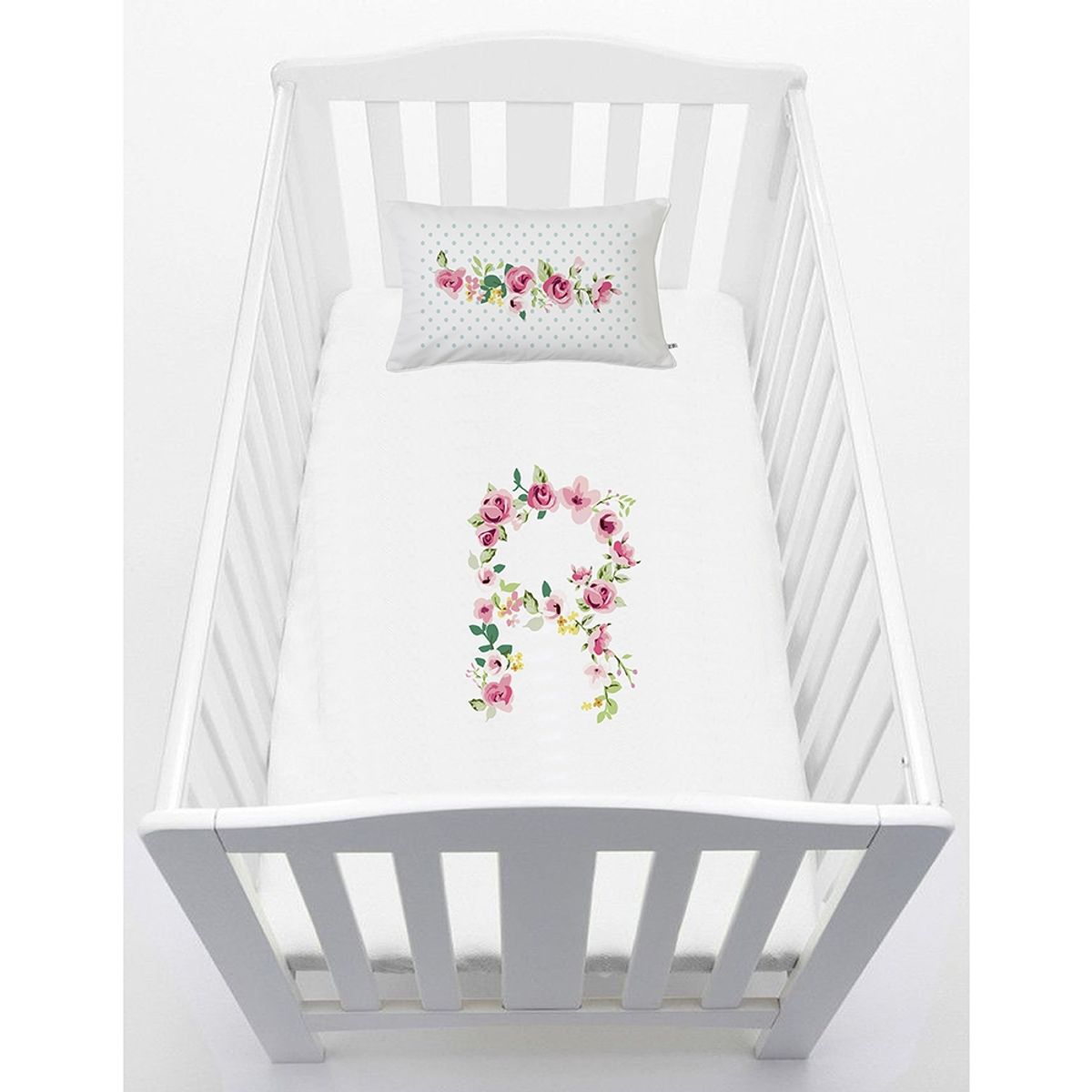 TUYO PRINT - Cubreplumón Cuna Letras Vintage R - Tuyo Print