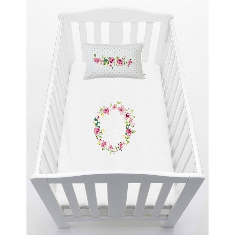 Cubreplumon Cuna Letras Vintage O -