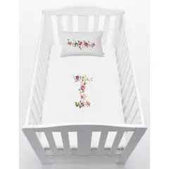 TUYO PRINT - Cubreplumón Cuna Letras Vintage I -