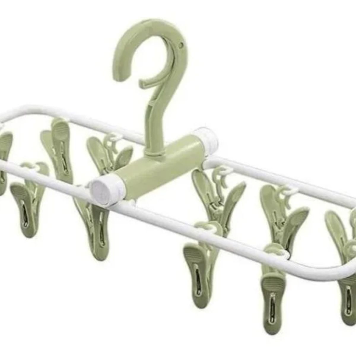 GENERICO - Colgador Tendedero Ropa Con Pinzas Plastica 36 cm 12 ganchos