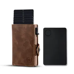 XCLUSIVE - Pack Billetera Tarjetero con Localizador