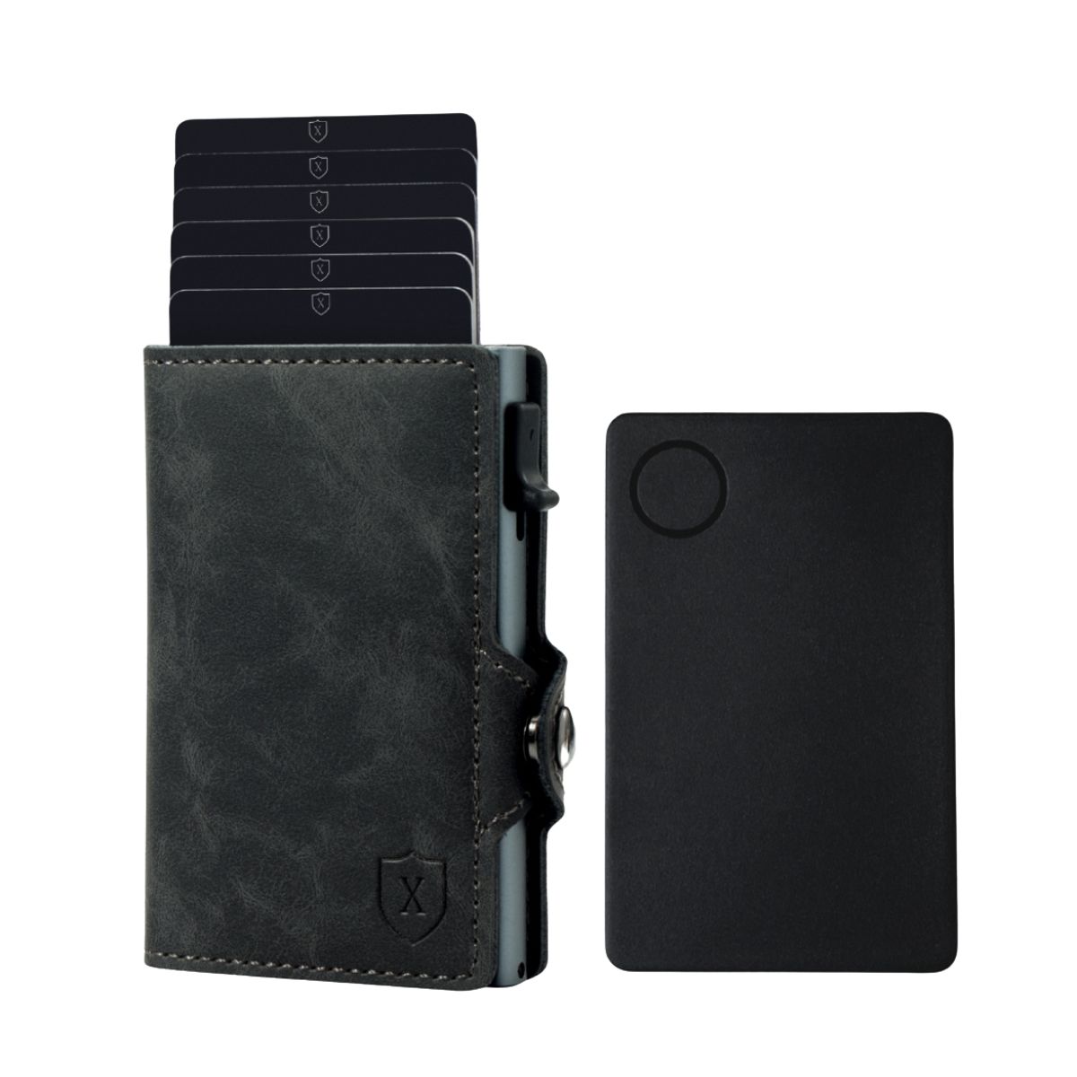 XCLUSIVE - Pack Billetera Tarjetero con Localizador