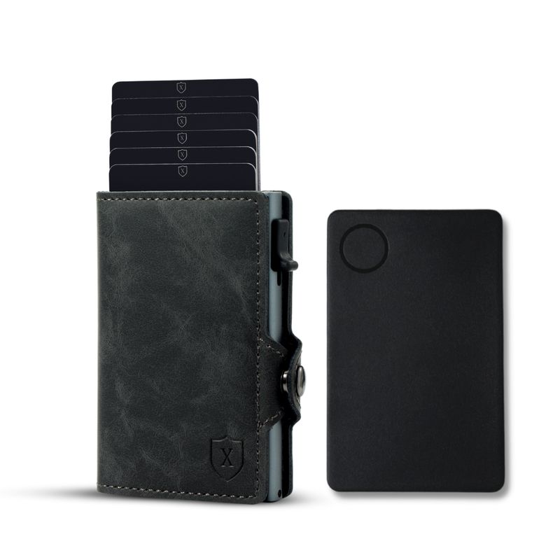 XCLUSIVE - Pack Billetera Tarjetero con Localizador
