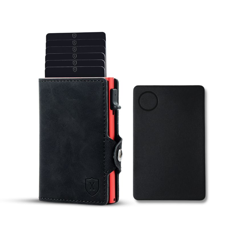 XCLUSIVE - Pack Billetera Tarjetero con Localizador