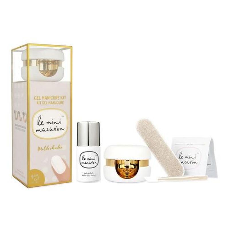 LE MINI MACARON - Kit Manicure Esmaltado Gel  (Milkshake)