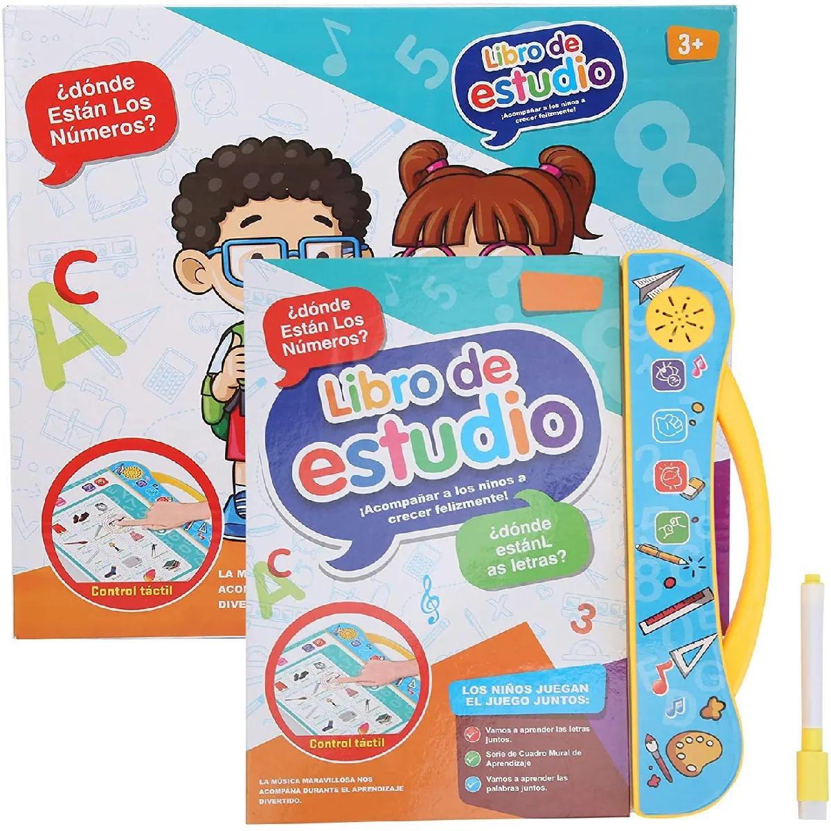 GENERICO - Libro Aprendizaje Interactiva Para Niños Tipo Silabario
