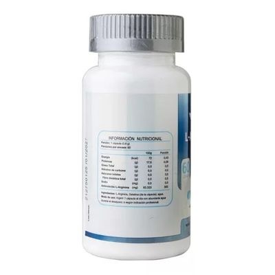 Imagen 2 del producto L- Arginina 3 Frascos 180 Capsulas