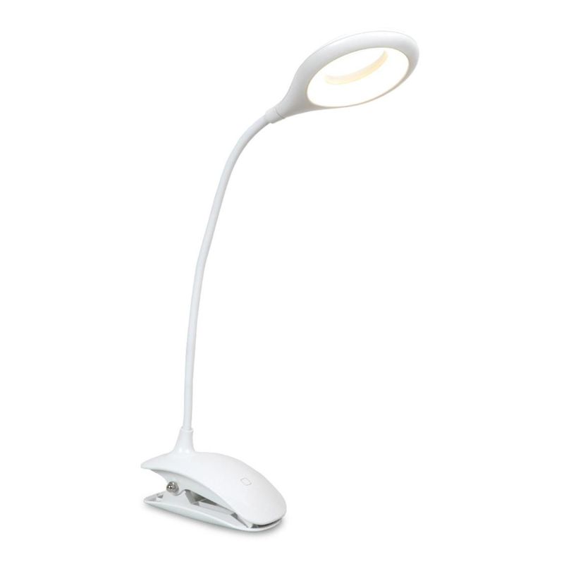 DOMA - Lampara Clip Inalambrica Para Escritorio Con USB Touch Doma