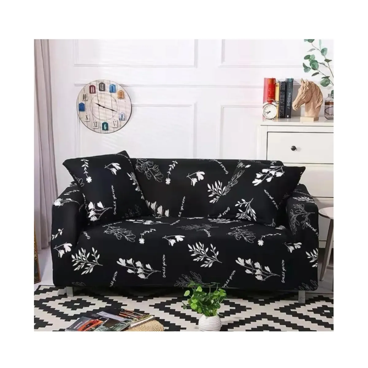 GENERICO - Funda Protector Para Sillón Sofá 3 Cuerpos Tela Elásticada