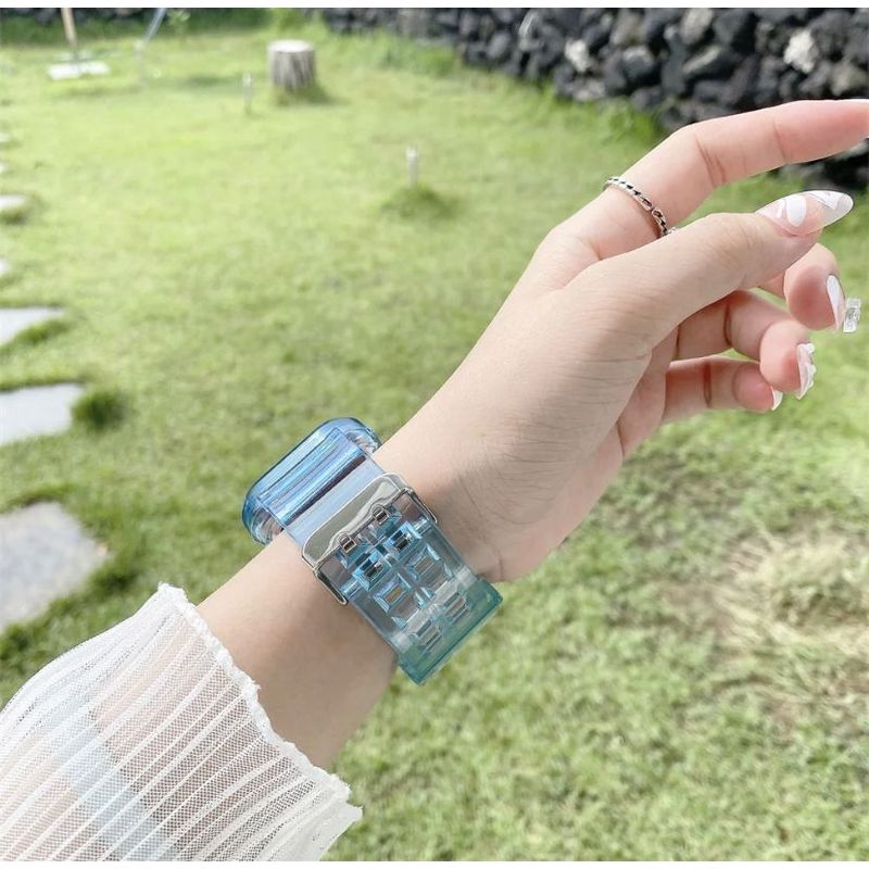 GENERICO - Correa para Apple Watch silicona cambian de color con el sol