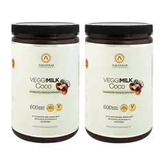 AQUASOLAR - Leche de Coco Veggimilk 2x600 Grs para 30 Litros