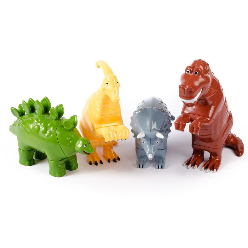 SEIGARD - Set dinosaurios armables magnéticos 62010 Color Variado