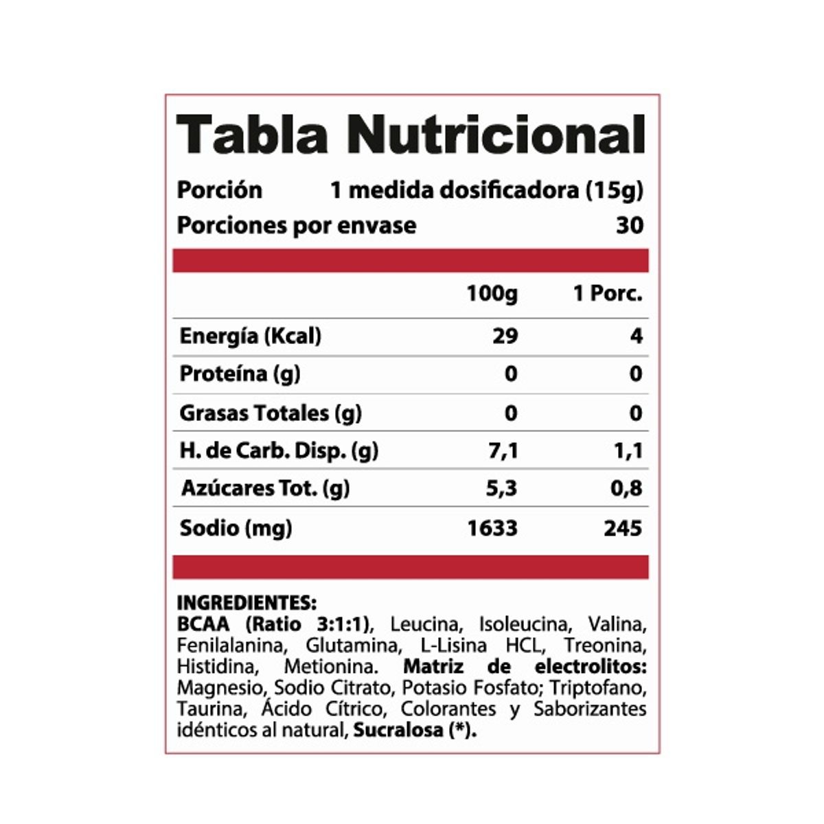 WINKLER NUTRITION - Aminoácidos Esenciales EAAs + BCAAs + Electrolitos Fruit punch 450 grs