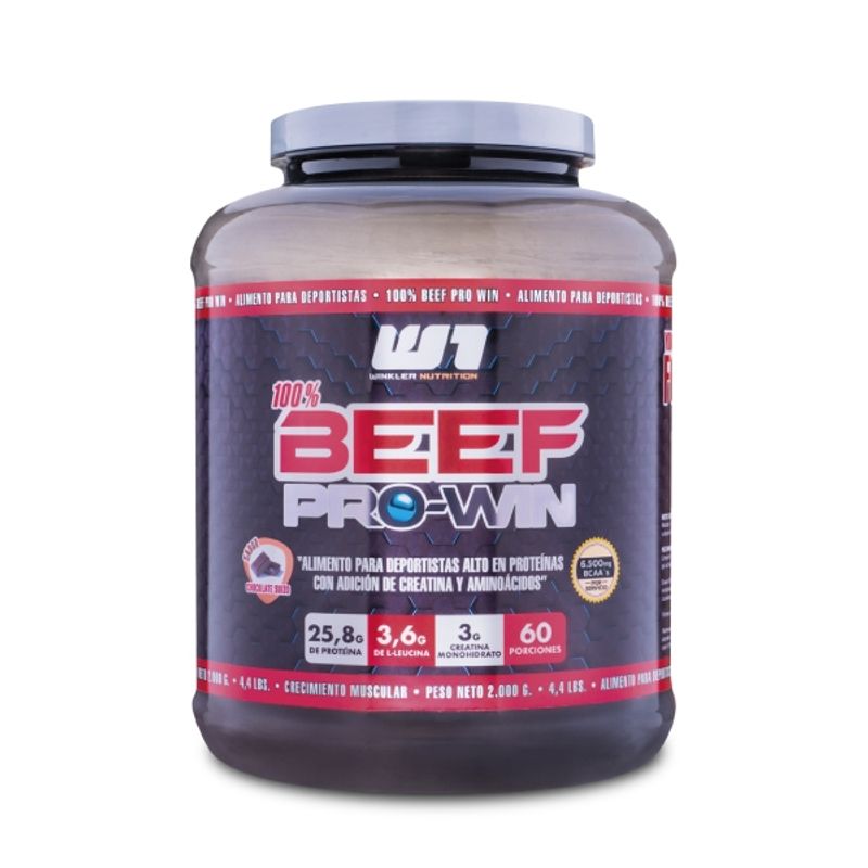 WINKLER NUTRITION - Proteina de carne con adición de creatina Beef Pro Win chocolate 2 kgs