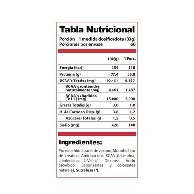 Imagen 2 del producto Proteina De Carne Beef Pro Win 2 Kgs Con Adición De Creatina