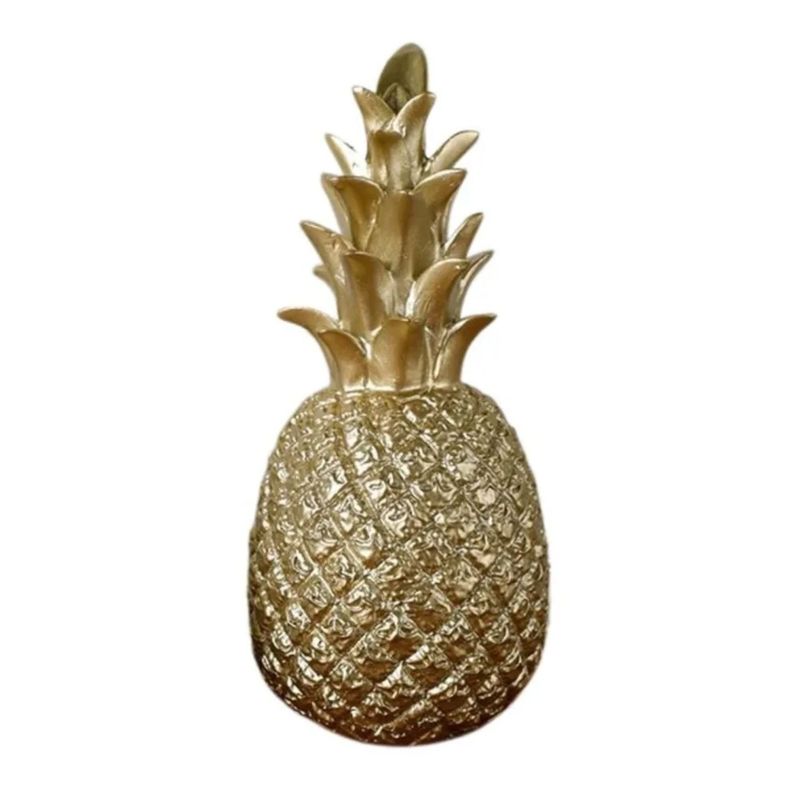 GENERICO - Piña decorativa Dorada