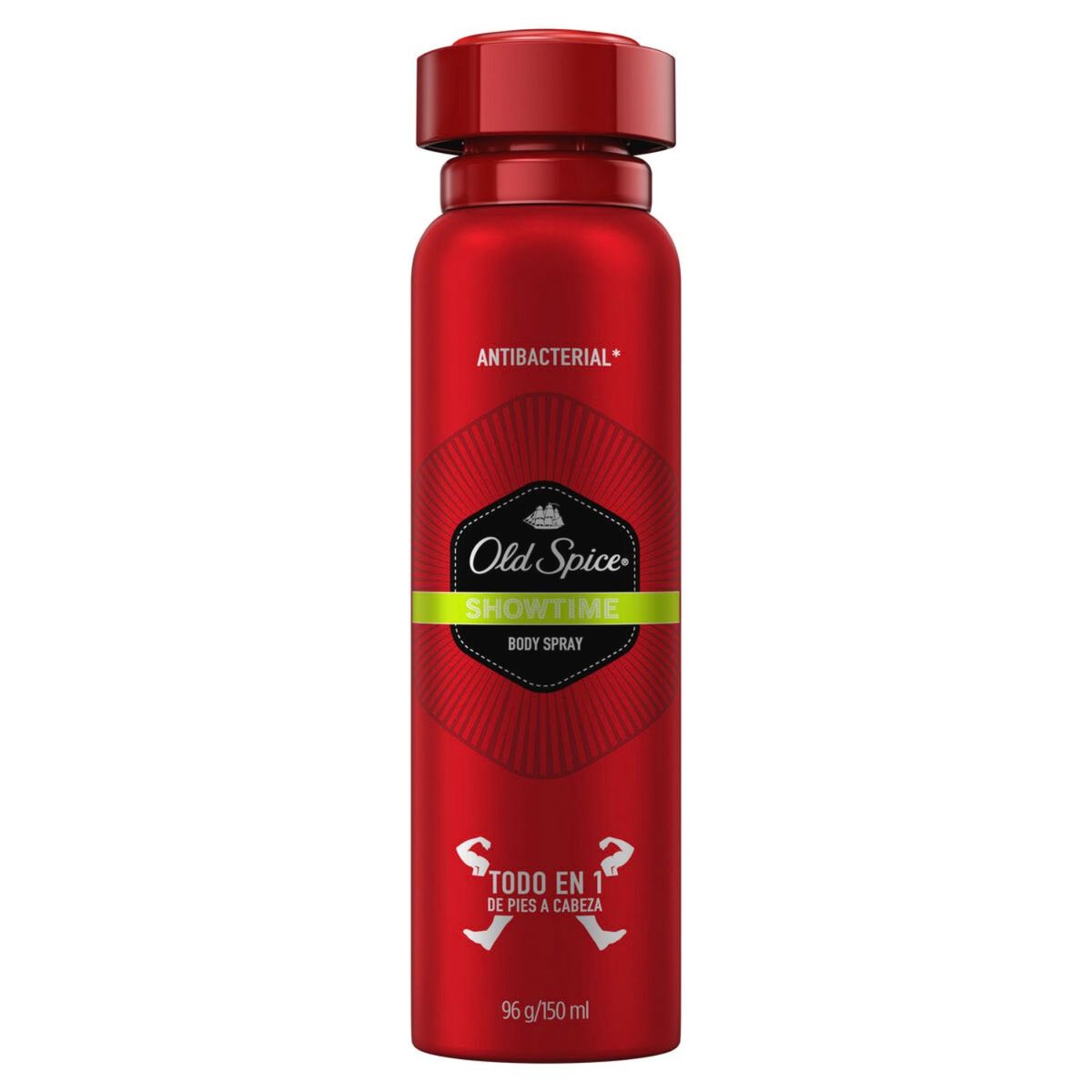 OLD SPICE - Pack 6 Body Spray Showtime Old Spice 150g