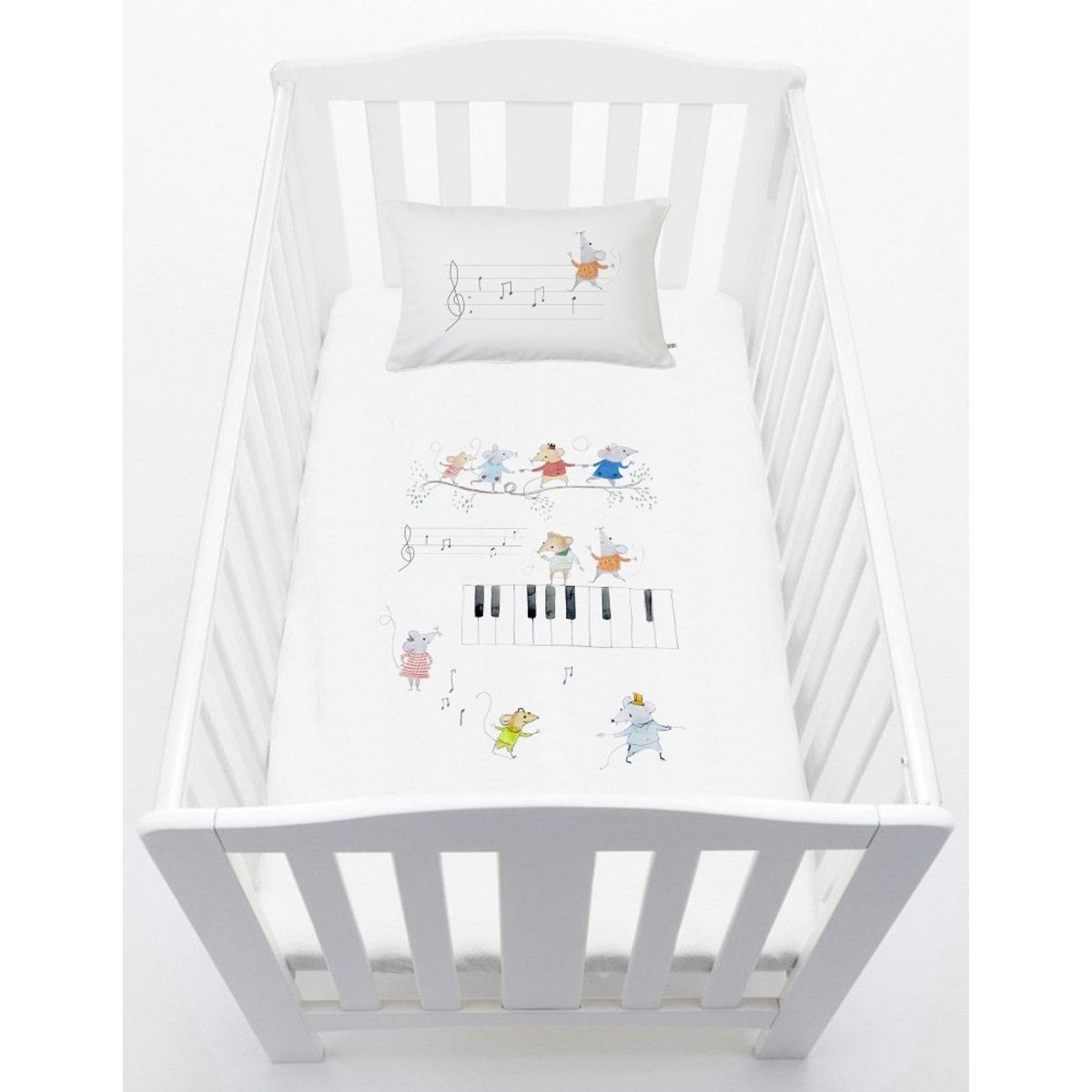 TUYO PRINT - Cubreplumón Cuna Músicos