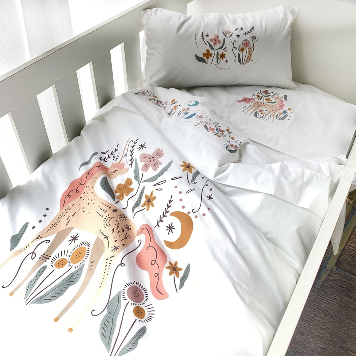 TUYO PRINT - Cubreplumón Cuna Unicornio