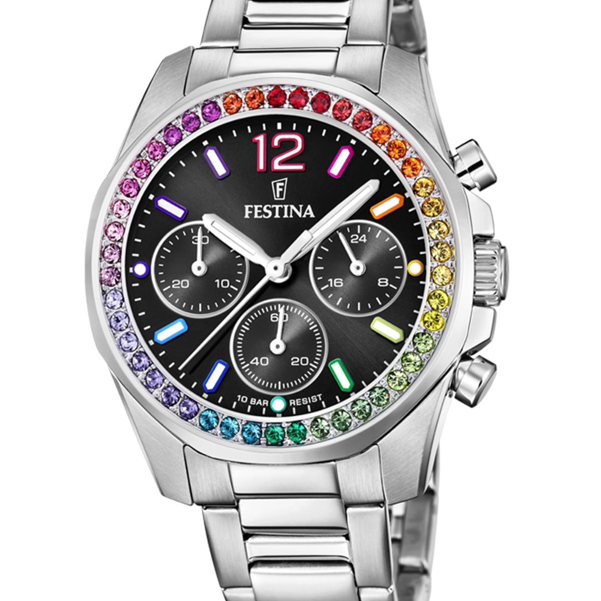 FESTINA - Reloj F20606/3 Festina Negro Mujer Boyfriend Collection