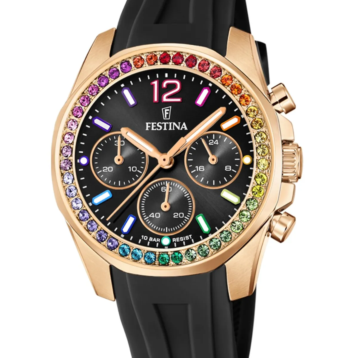 FESTINA - Reloj F20611/3 Festina Negro Mujer Boyfriend Collection