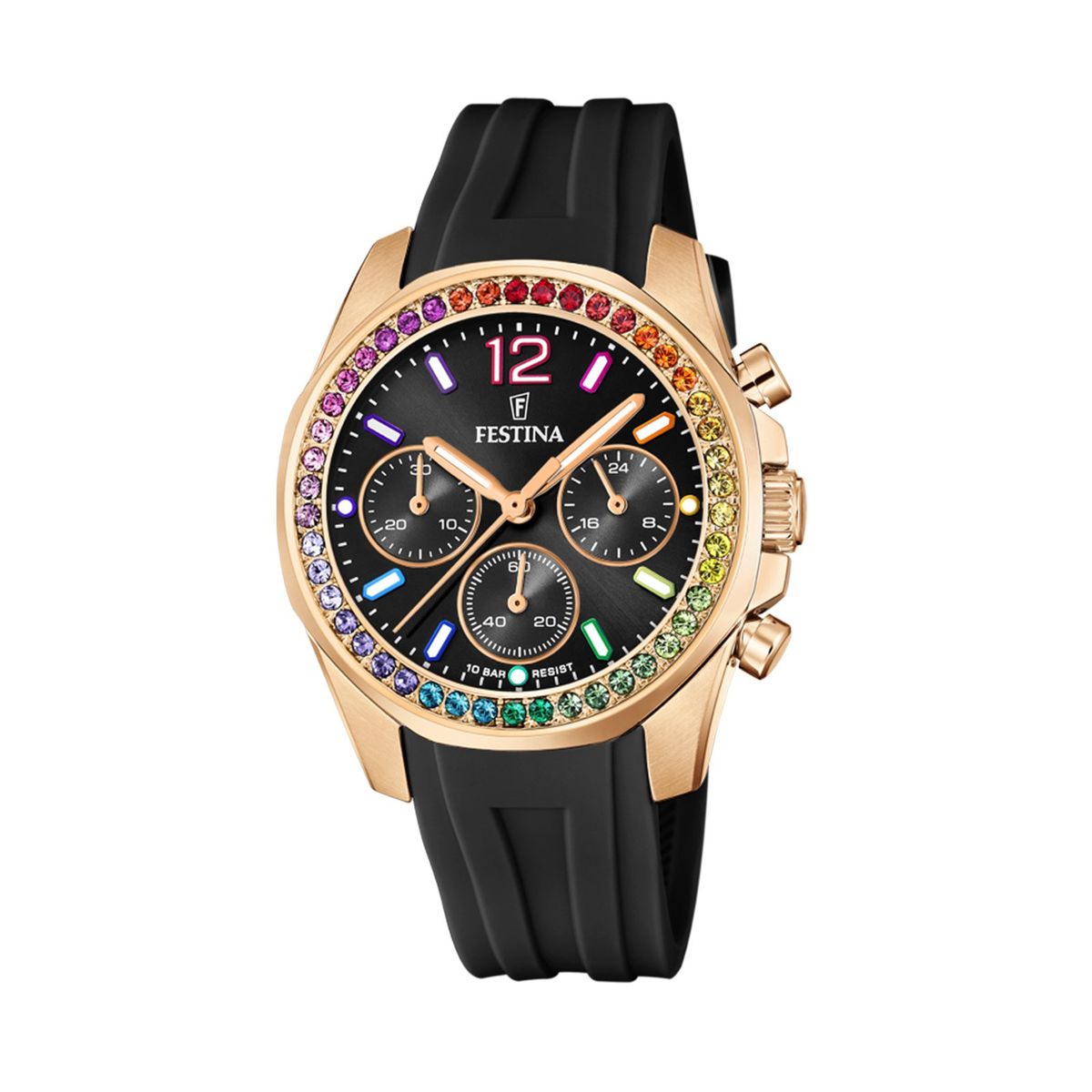 FESTINA - Reloj F20611/3 Festina Negro Mujer Boyfriend Collection