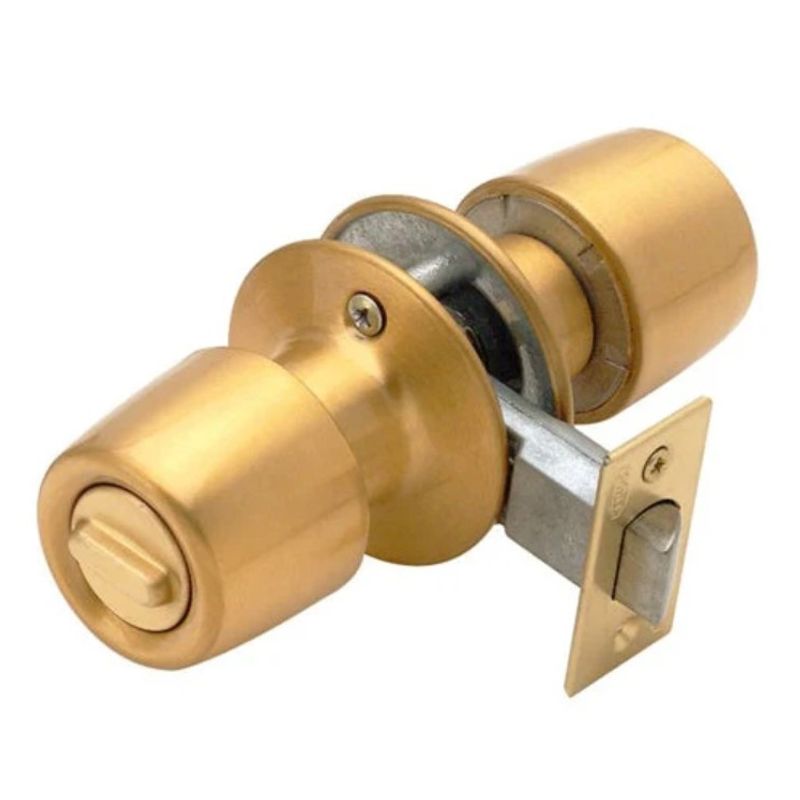 POLI - Cerradura Tubular Pomo Urbano BañoDormitorio Bronce
