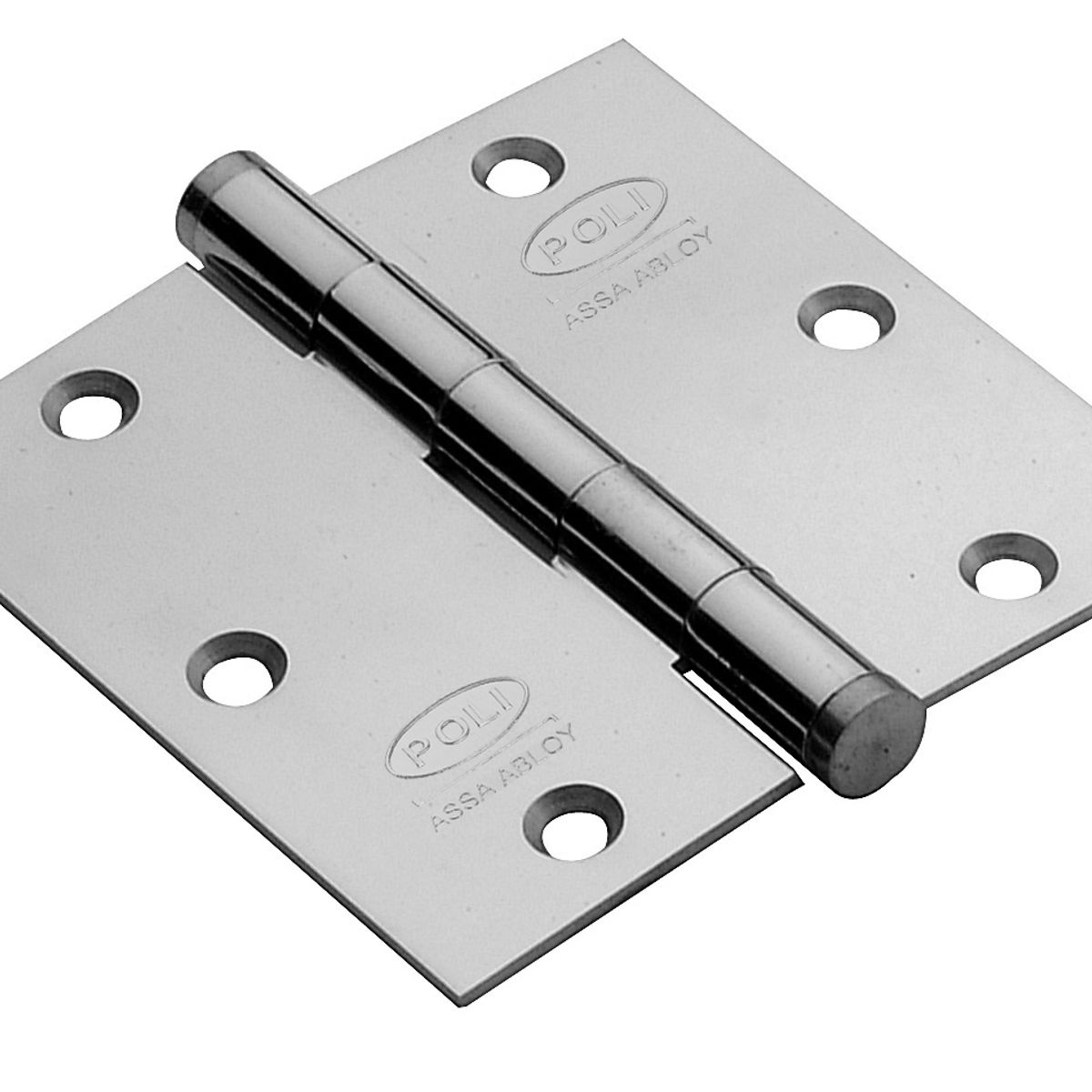 POLI - Pack de 3 Bisagras de Acero 3x3 pulgadas Níquel Satinado