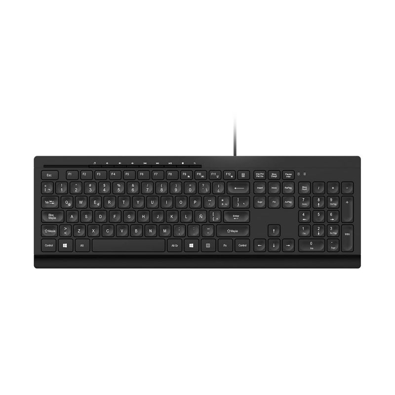 KLIP XTREME - Teclado Klip Xtreme Compass Ultra-Delgado - Negro