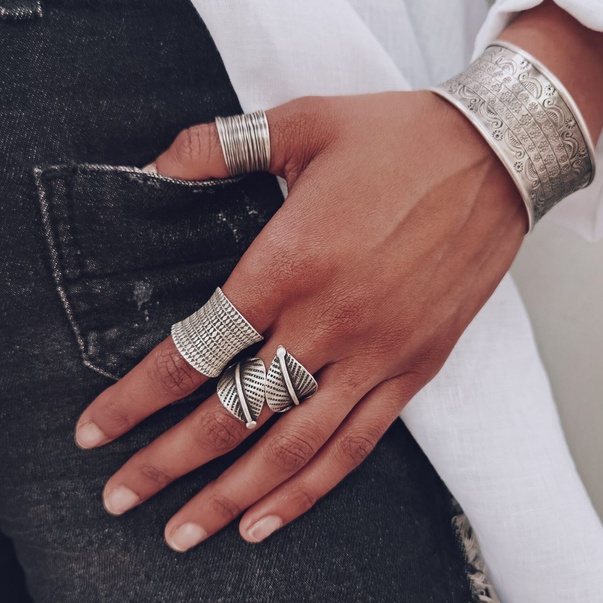 GALA DE LA CRUZ - Anillo Luxer Plata ley 925