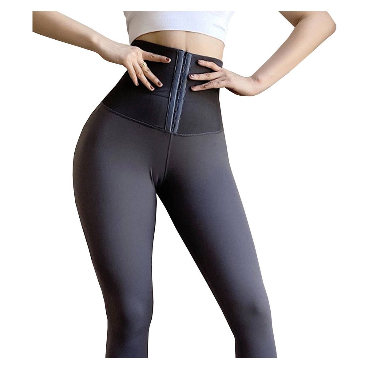 ANDESLAND OUTDOOR APPAREL - Calza Con Faja Reductora Cape Gris Mujer