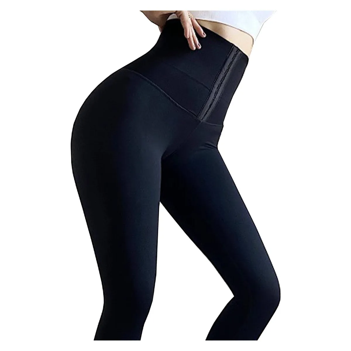 ANDESLAND OUTDOOR APPAREL - Calza Con Faja Reductora Cape Negro Mujer