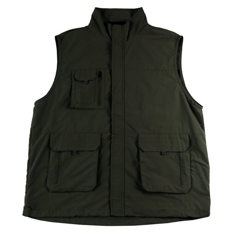 ANDESLAND OUTDOOR APPAREL - Chaleco Pesca y Senderismo UPF50 Fénec verde Hombre.-