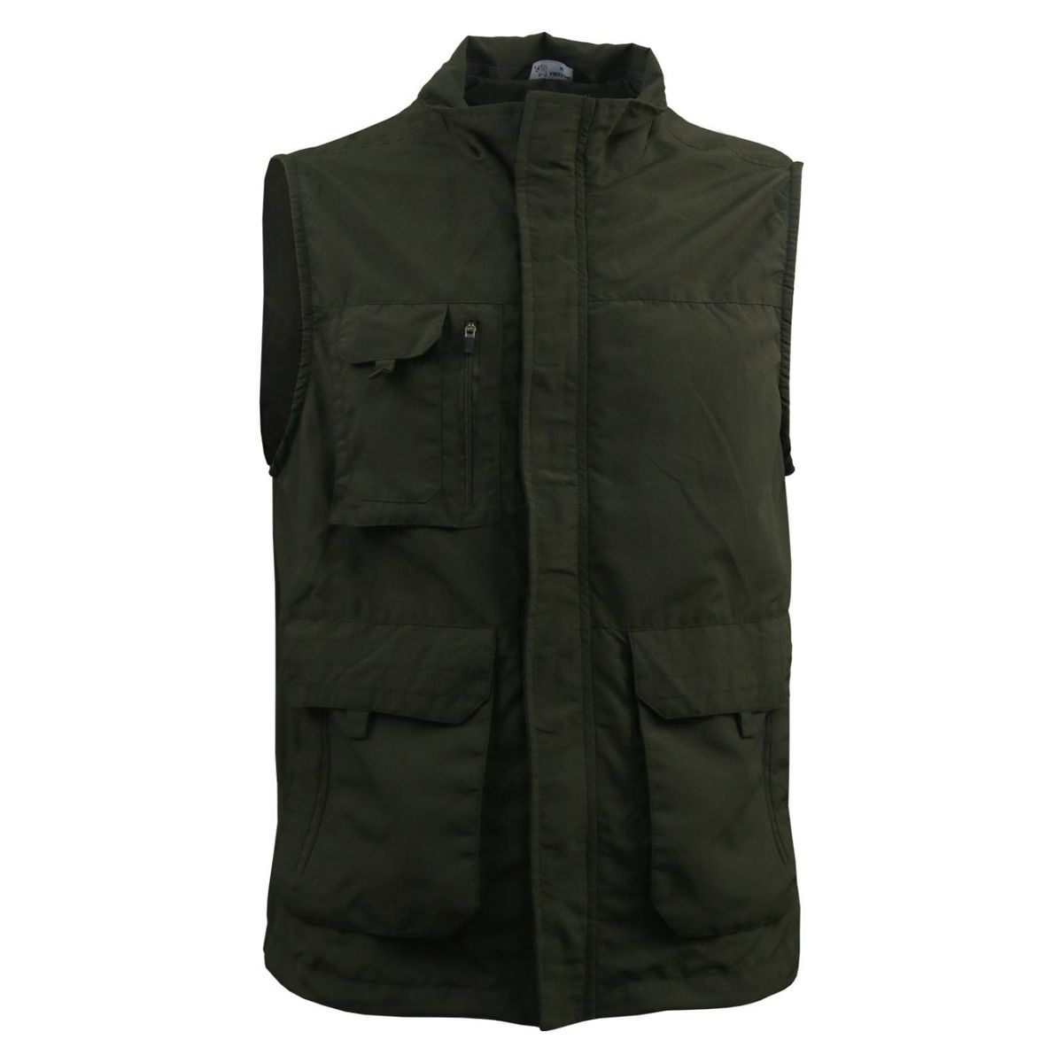 ANDESLAND OUTDOOR APPAREL - Chaleco Pesca y Senderismo UPF50 Fénec verde Hombre