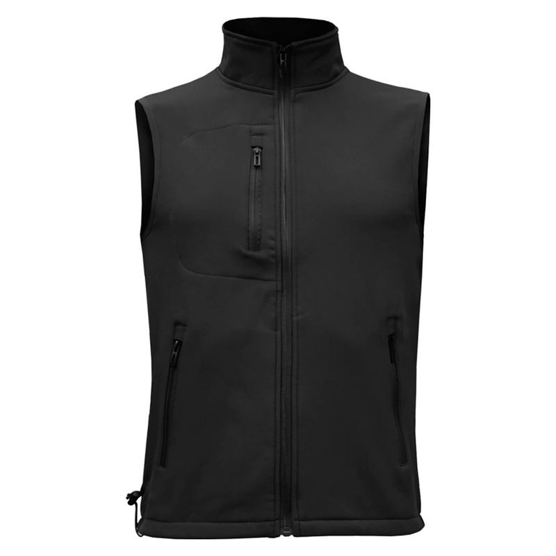 ANDESLAND OUTDOOR APPAREL - Chaleco Softshell Chilote Negro Hombre
